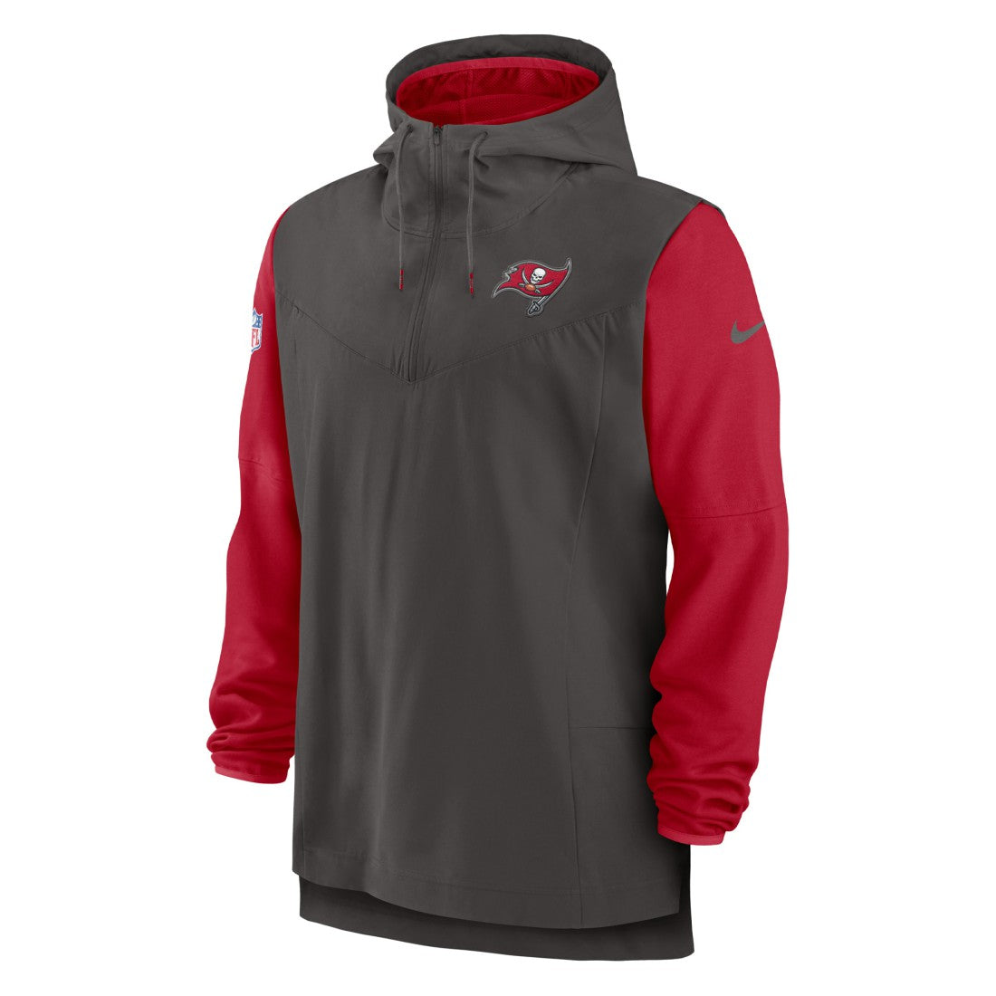 Tampa Bay Buccaneers Nike Sideline Player Quarter-Zip Hoodie