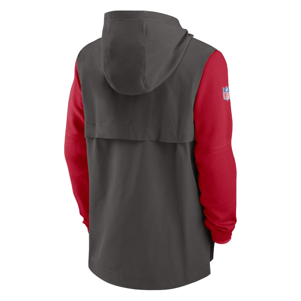 Tampa Bay Buccaneers Nike Sideline Player Quarter-Zip Hoodie