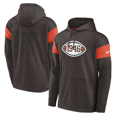 Cleveland Browns Nike Sideline Arch Jersey Performance Pullover Hoodie