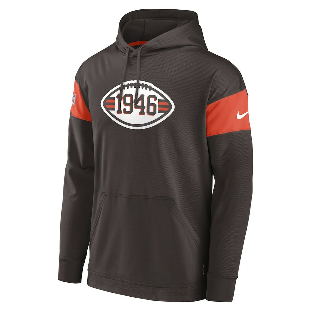 Cleveland Browns Nike Sideline Arch Jersey Performance Pullover Hoodie