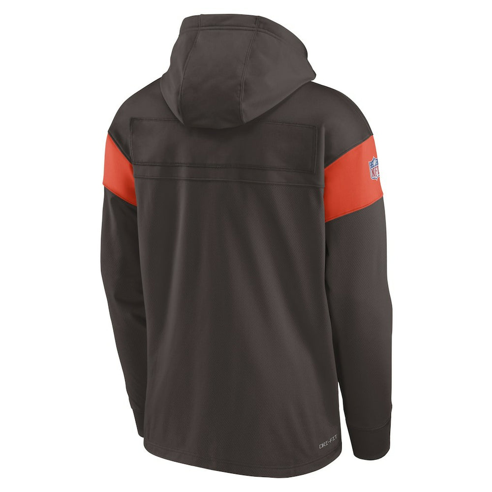 Cleveland Browns Nike Sideline Arch Jersey Performance Pullover Hoodie