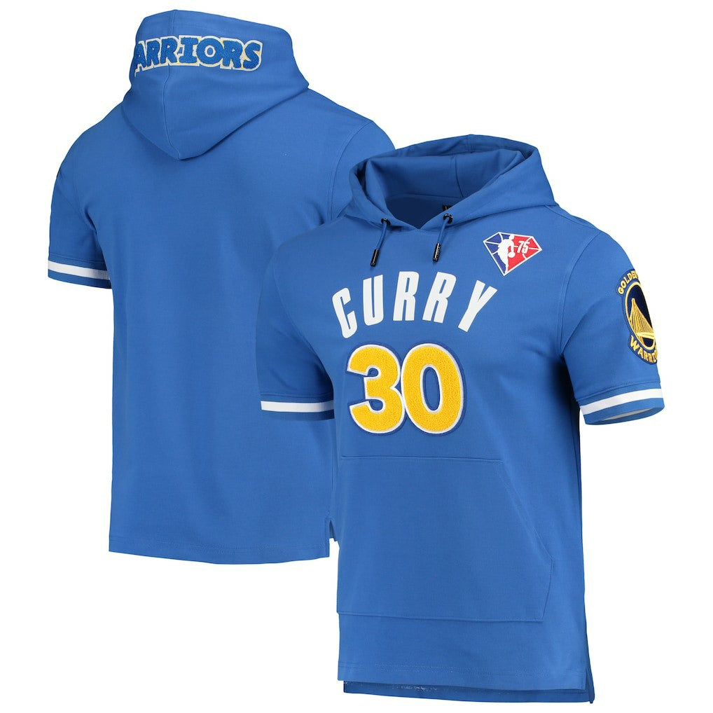 Stephen Curry Golden State Warriors Pro Standard Name & Number Short Sleeve Pullover Hoodie sale On Sale