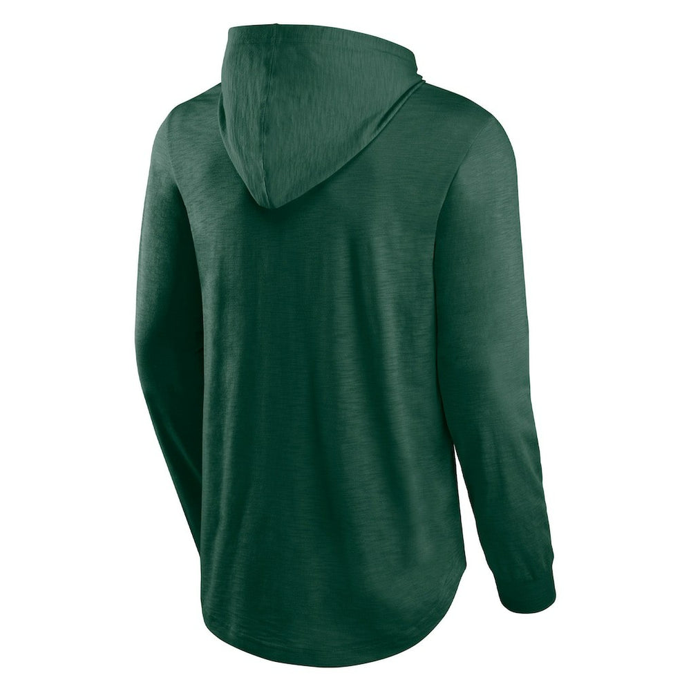 Green Bay Packers Fanatics Front Runner Long Sleeve Hooded T-Shirt