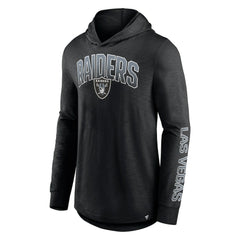 Las Vegas Raiders Fanatics Front Runner Long Sleeve Hooded T-Shirt