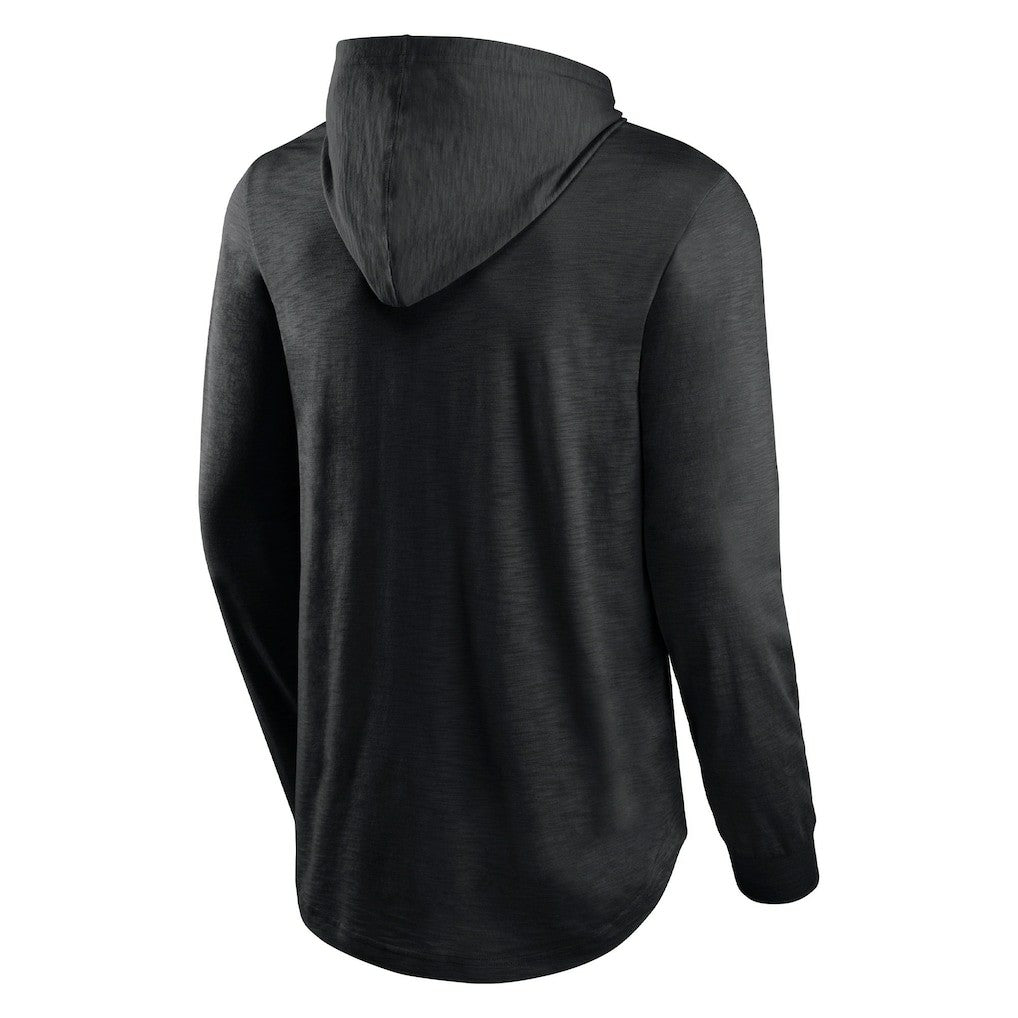 Las Vegas Raiders Fanatics Front Runner Long Sleeve Hooded T-Shirt