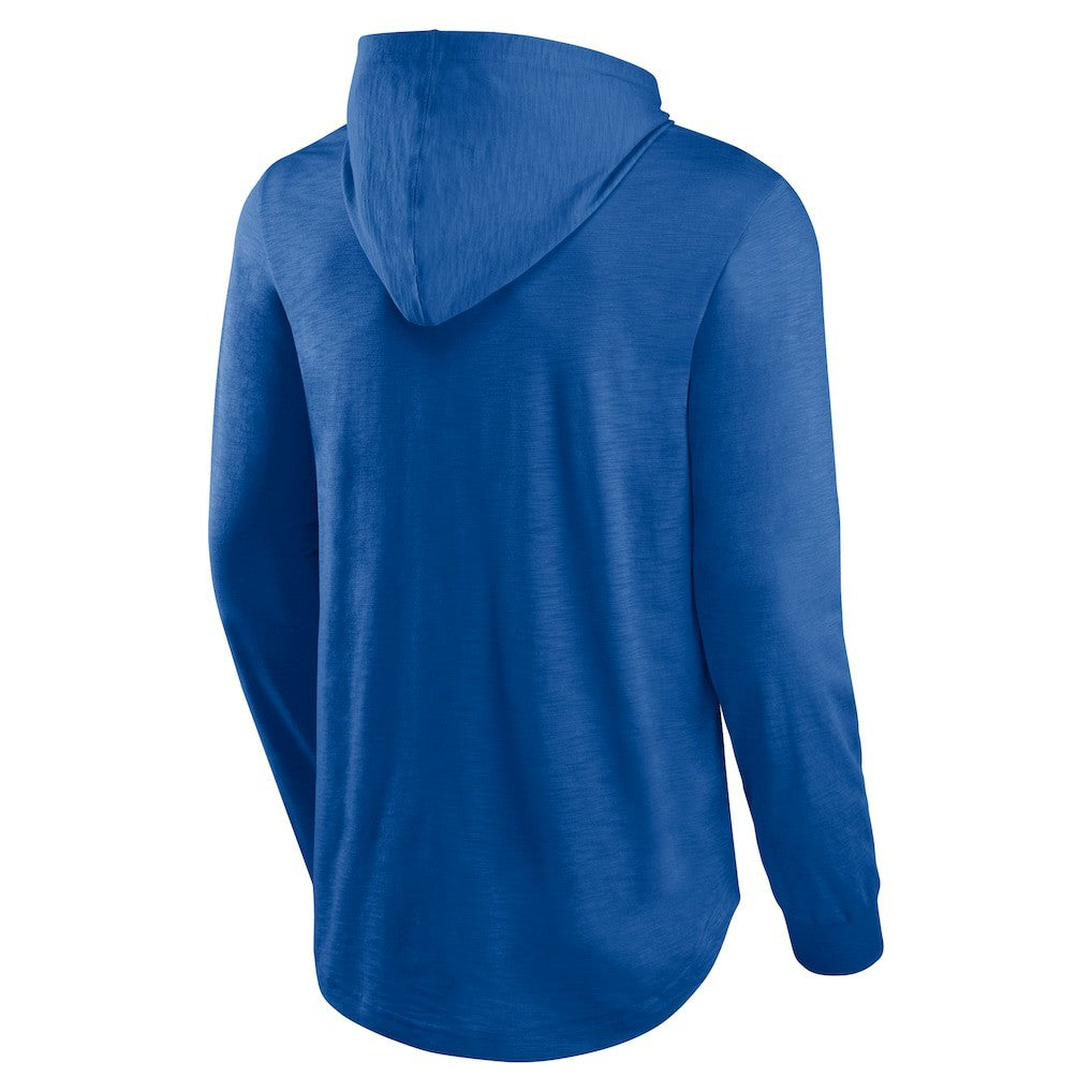 New England Patriots Fanatics Front Runner Long Sleeve Hooded T-Shirt