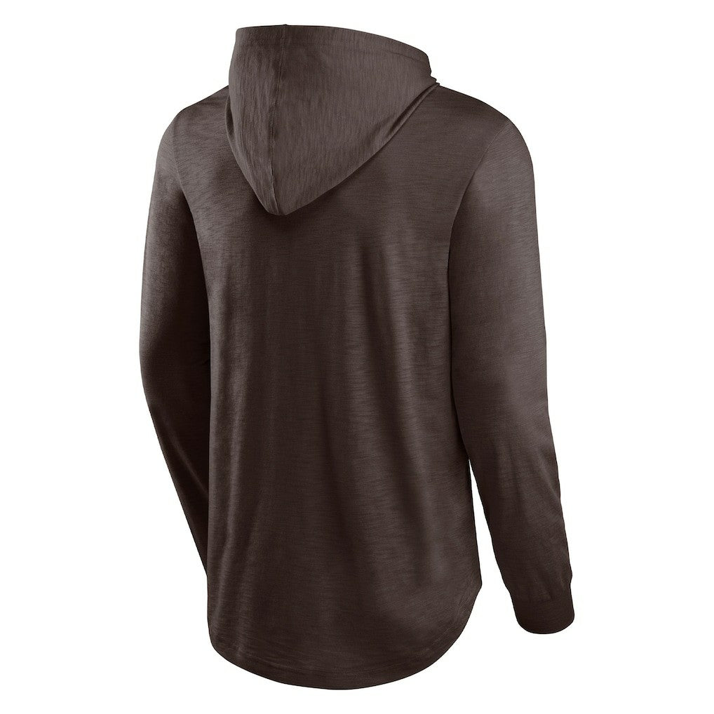 Cleveland Browns Fanatics Front Runner Long Sleeve Hooded T-Shirt