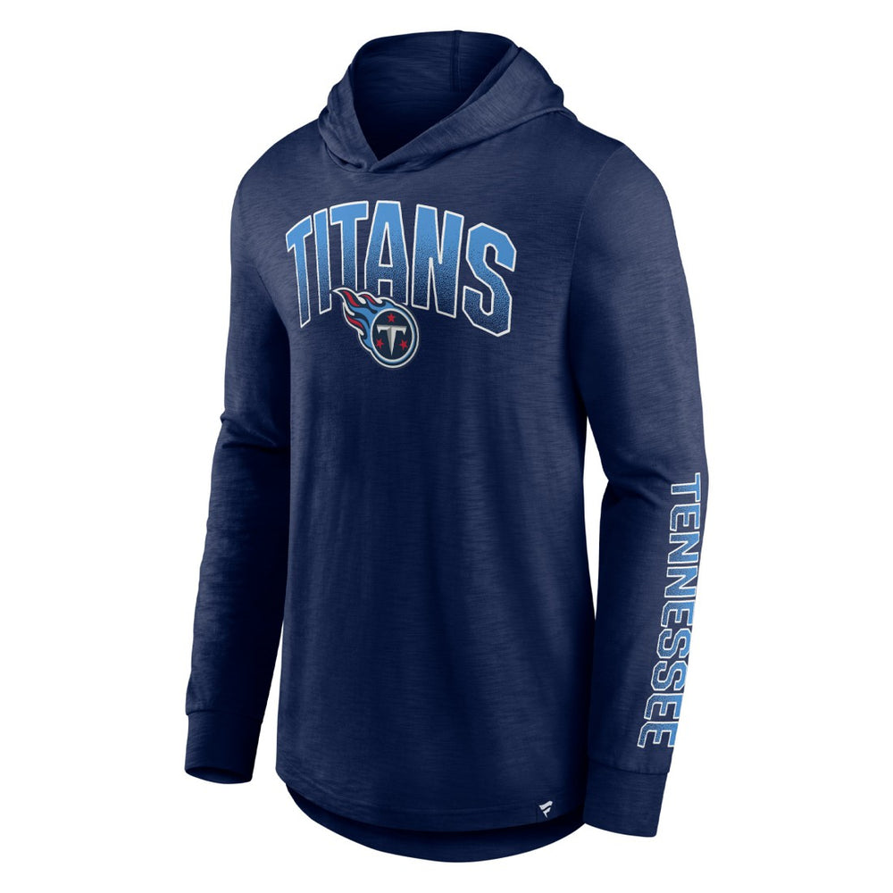 Tennessee Titans Fanatics Front Runner Long Sleeve Hooded T-Shirt