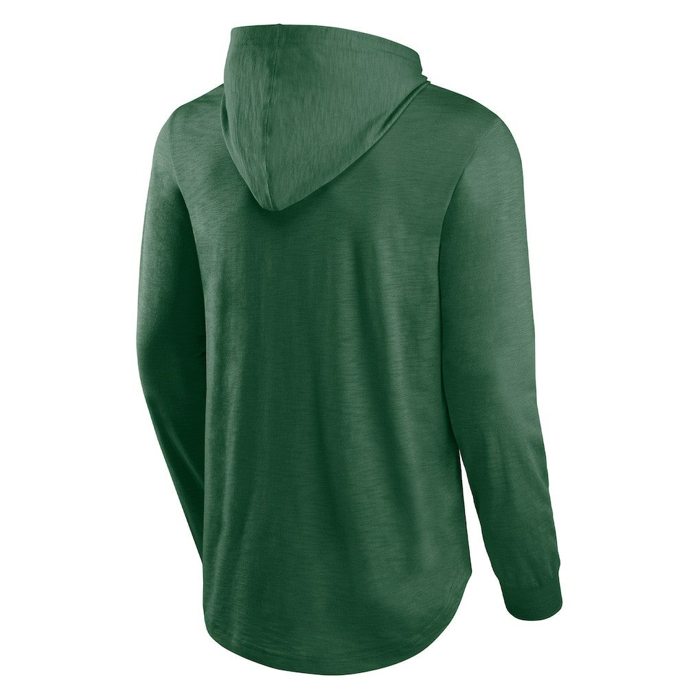 New York Jets Fanatics Front Runner Long Sleeve Hooded T-Shirt