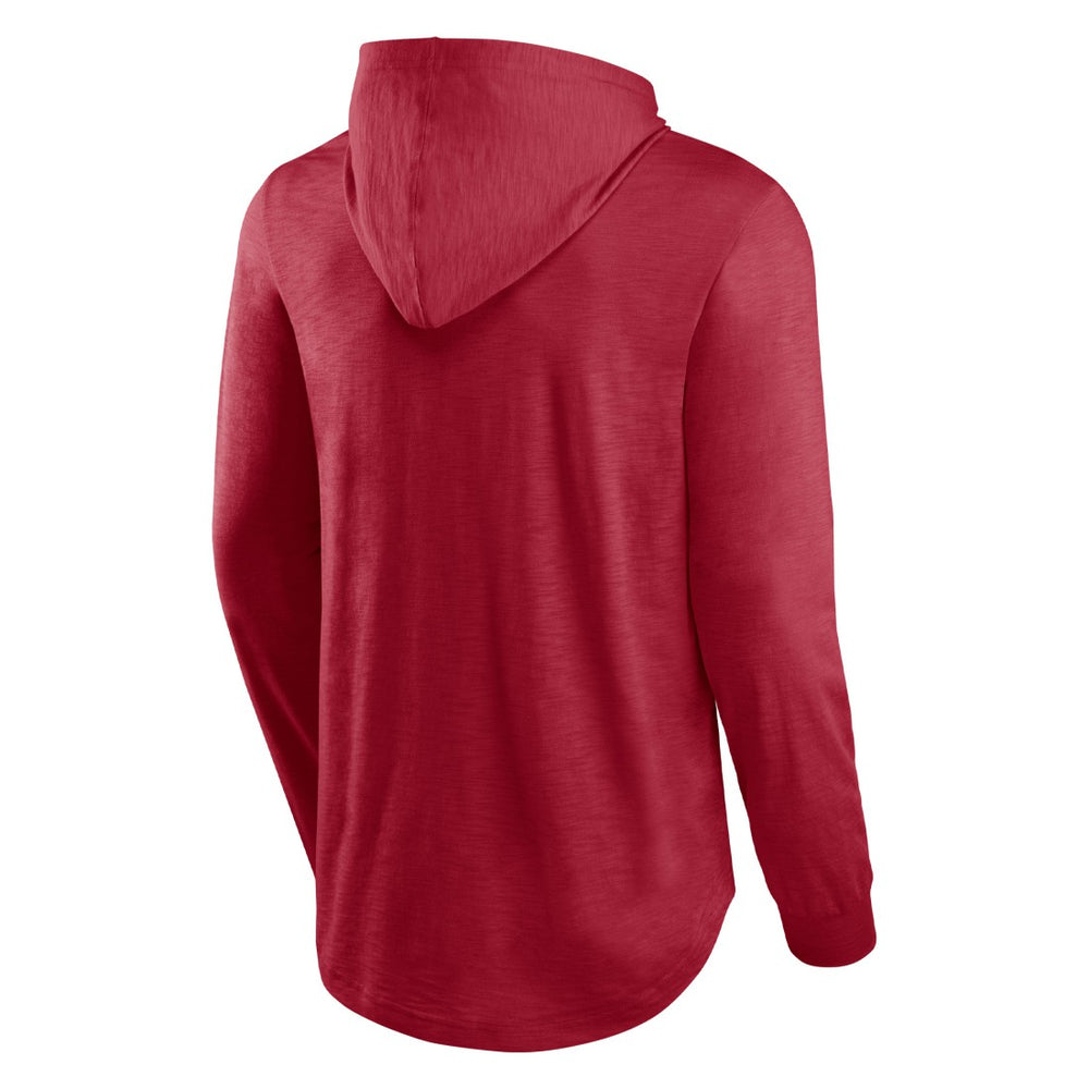 Tampa Bay Buccaneers Fanatics Front Runner Long Sleeve Hooded T-Shirt