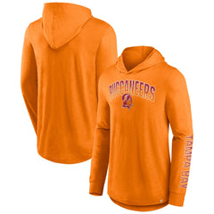 Tampa Bay Buccaneers Fanatics Front Runner Long Sleeve Hooded T-Shirt
