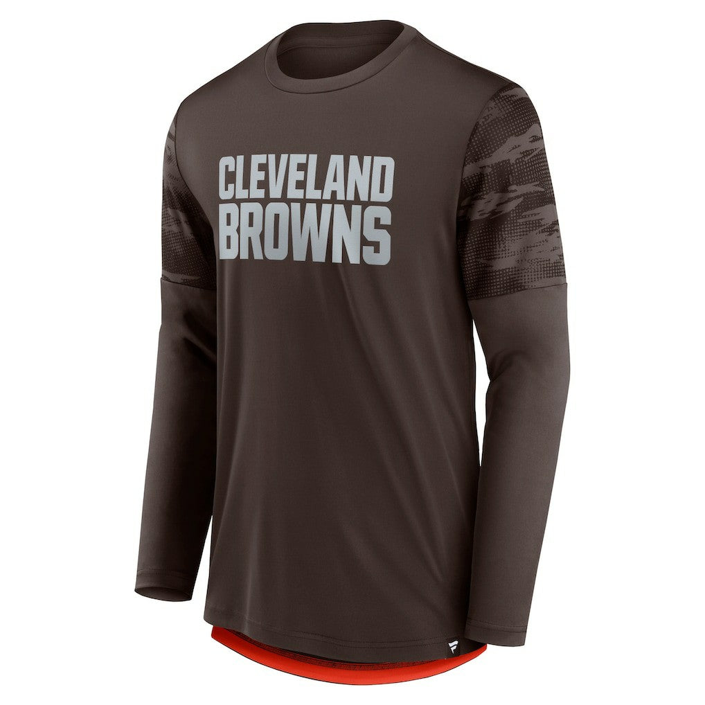 Cleveland Browns Fanatics Square Off Long Sleeve T-Shirt