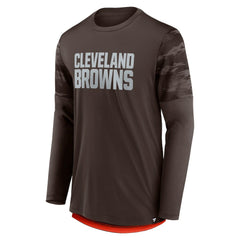 Cleveland Browns Fanatics Square Off Long Sleeve T-Shirt