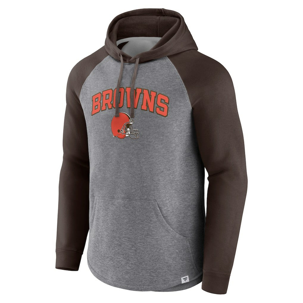 Cleveland Browns Fanatics By Design Raglan Pullover Hoodie