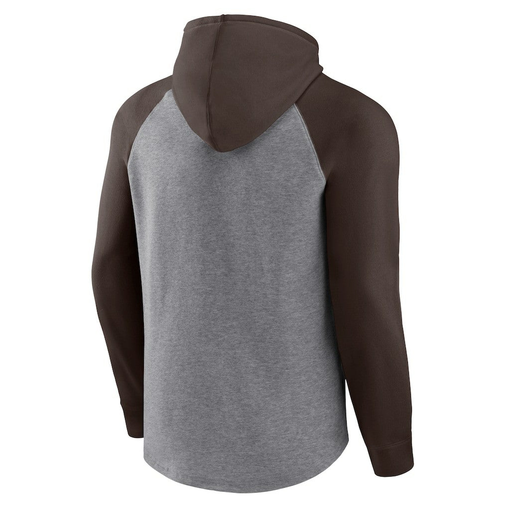 Cleveland Browns Fanatics By Design Raglan Pullover Hoodie