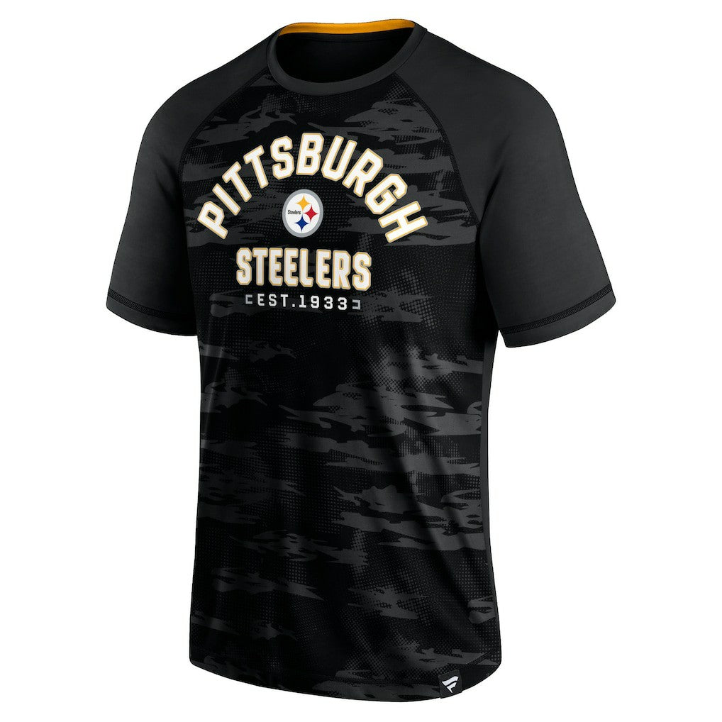 Pittsburgh Steelers Fanatics Hail Mary Raglan T-Shirt