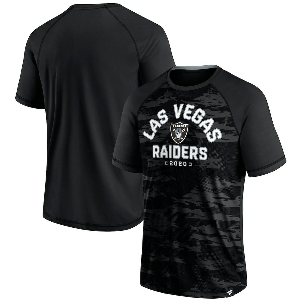 Las Vegas Raiders Fanatics Hail Mary Raglan T-Shirt