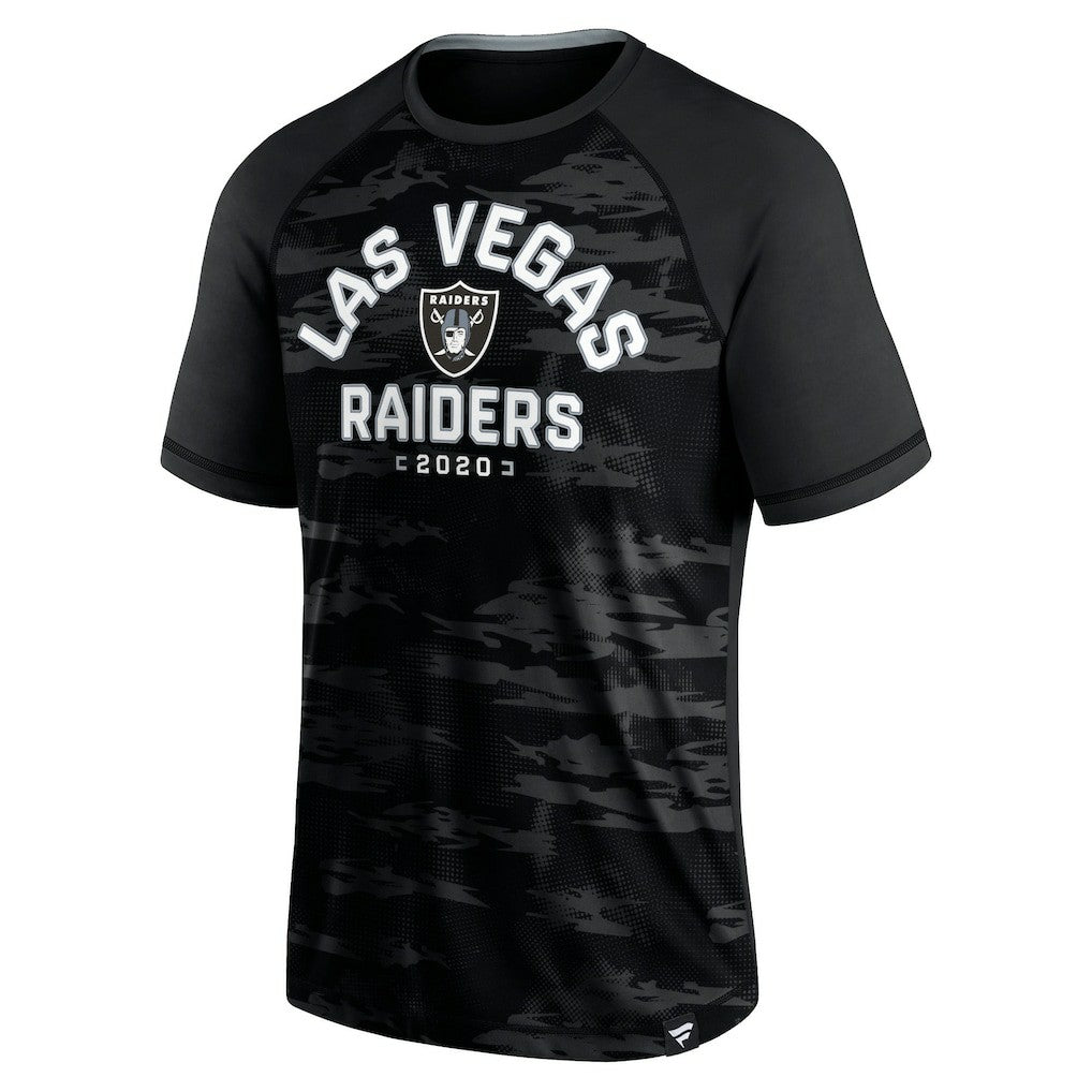 Las Vegas Raiders Fanatics Hail Mary Raglan T-Shirt