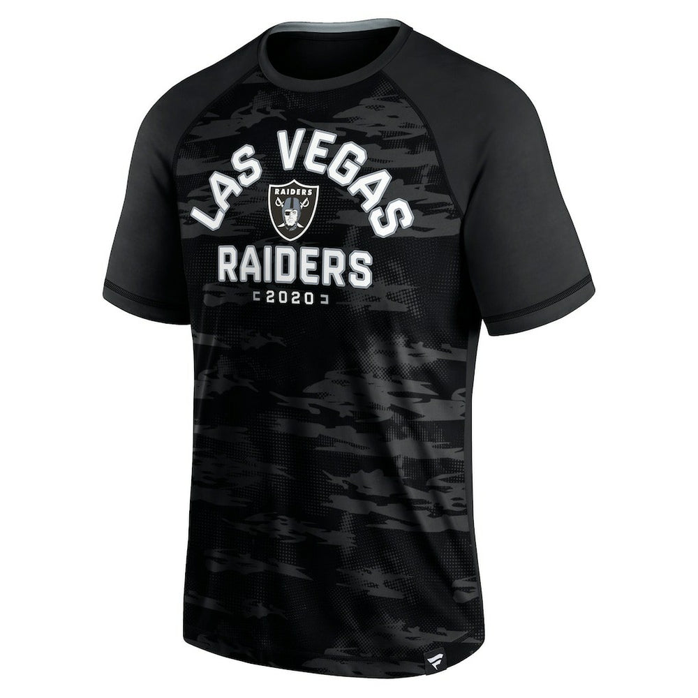 Las Vegas Raiders Fanatics Hail Mary Raglan T-Shirt