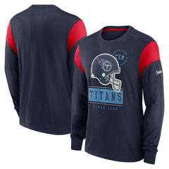 Tennessee Titans Nike Rewind Playback Helmet Long Sleeve T-Shirt
