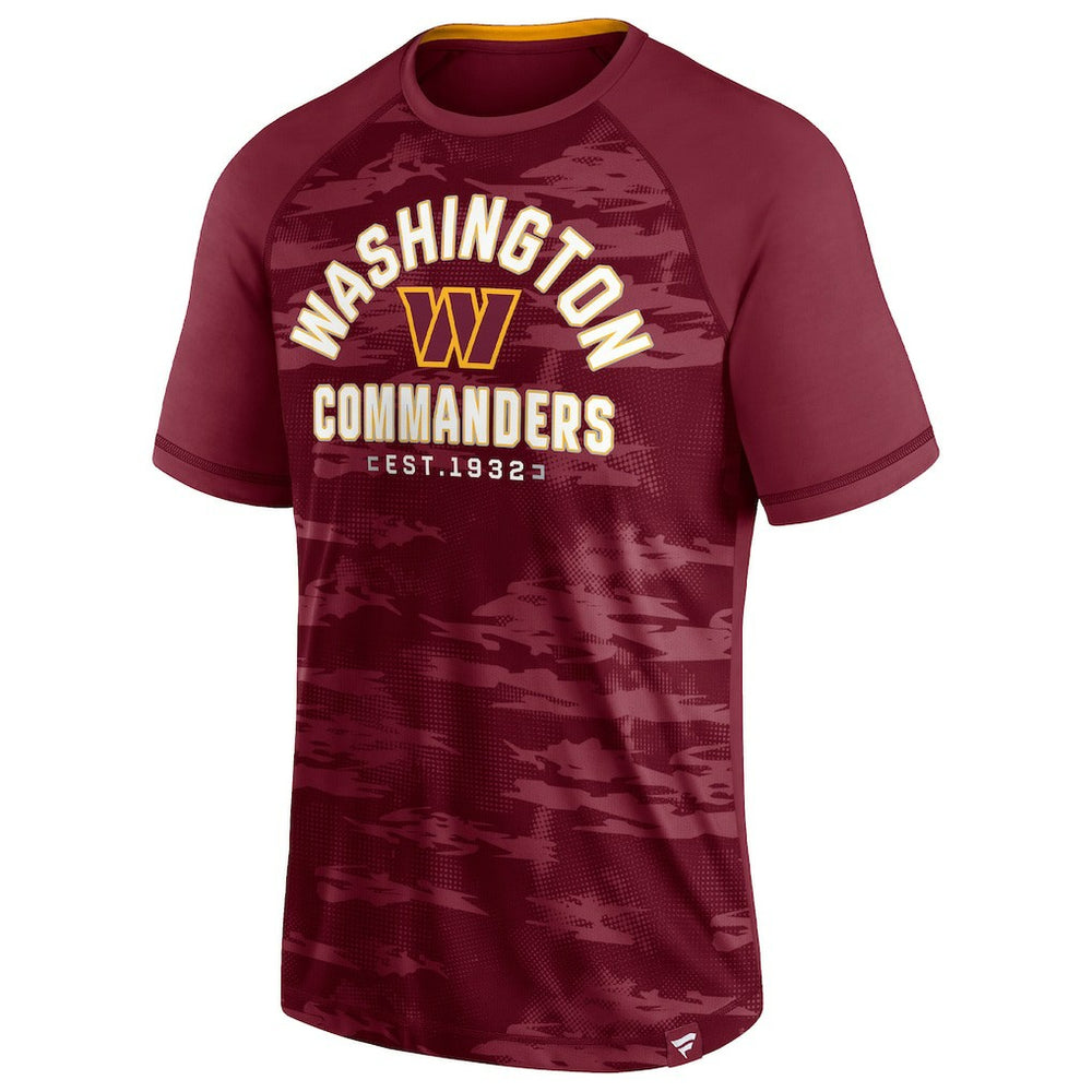 Washington Commanders Fanatics Hail Mary Raglan T-Shirt