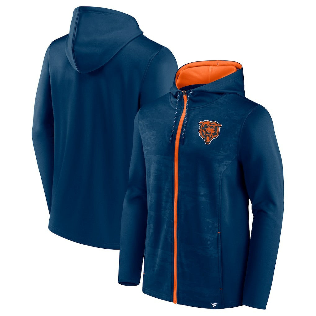 Chicago Bears Fanatics Ball Carrier Full-Zip Hoodie