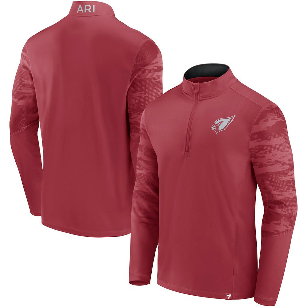 Arizona Cardinals Fanatics Ringer Quarter-Zip Jacket