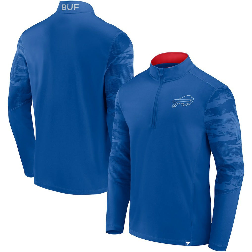 Buffalo Bills Fanatics Ringer Quarter-Zip Jacket