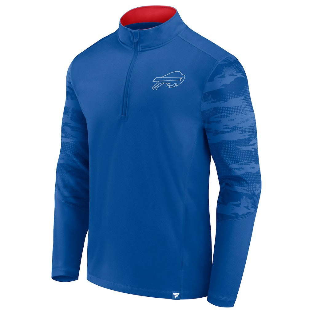 Buffalo Bills Fanatics Ringer Quarter-Zip Jacket