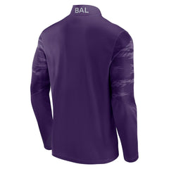 Baltimore Ravens Fanatics Ringer Quarter-Zip Jacket
