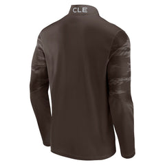 Cleveland Browns Fanatics Ringer Quarter-Zip Jacket