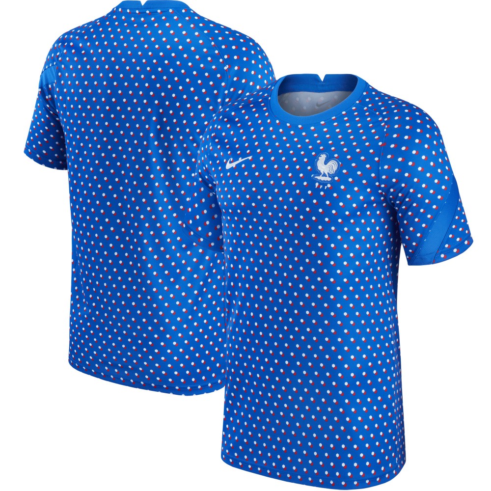 France Women's National Team 2021/22 Pre-Match Top Blue - Nike
