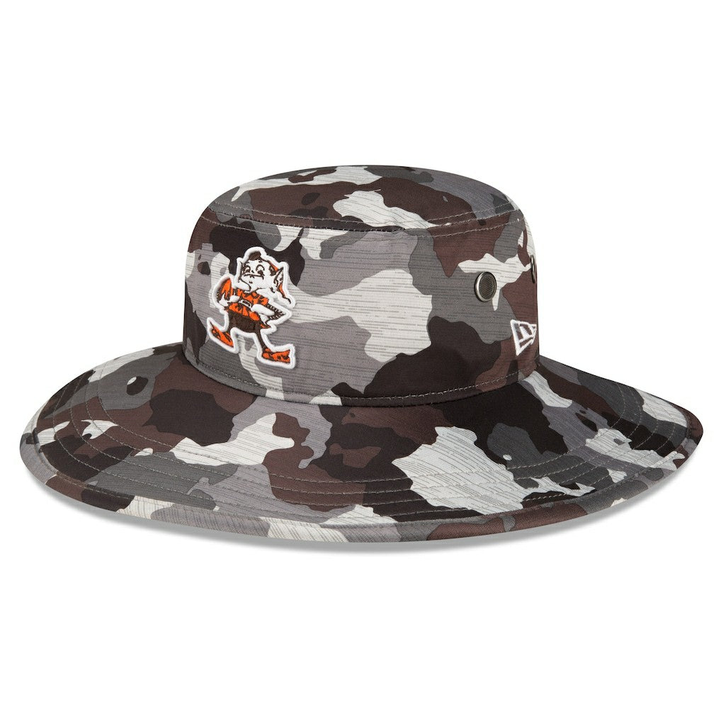 Cleveland Browns New Era 2022 NFL Training Camp Historic Logo Panama Bucket Hat