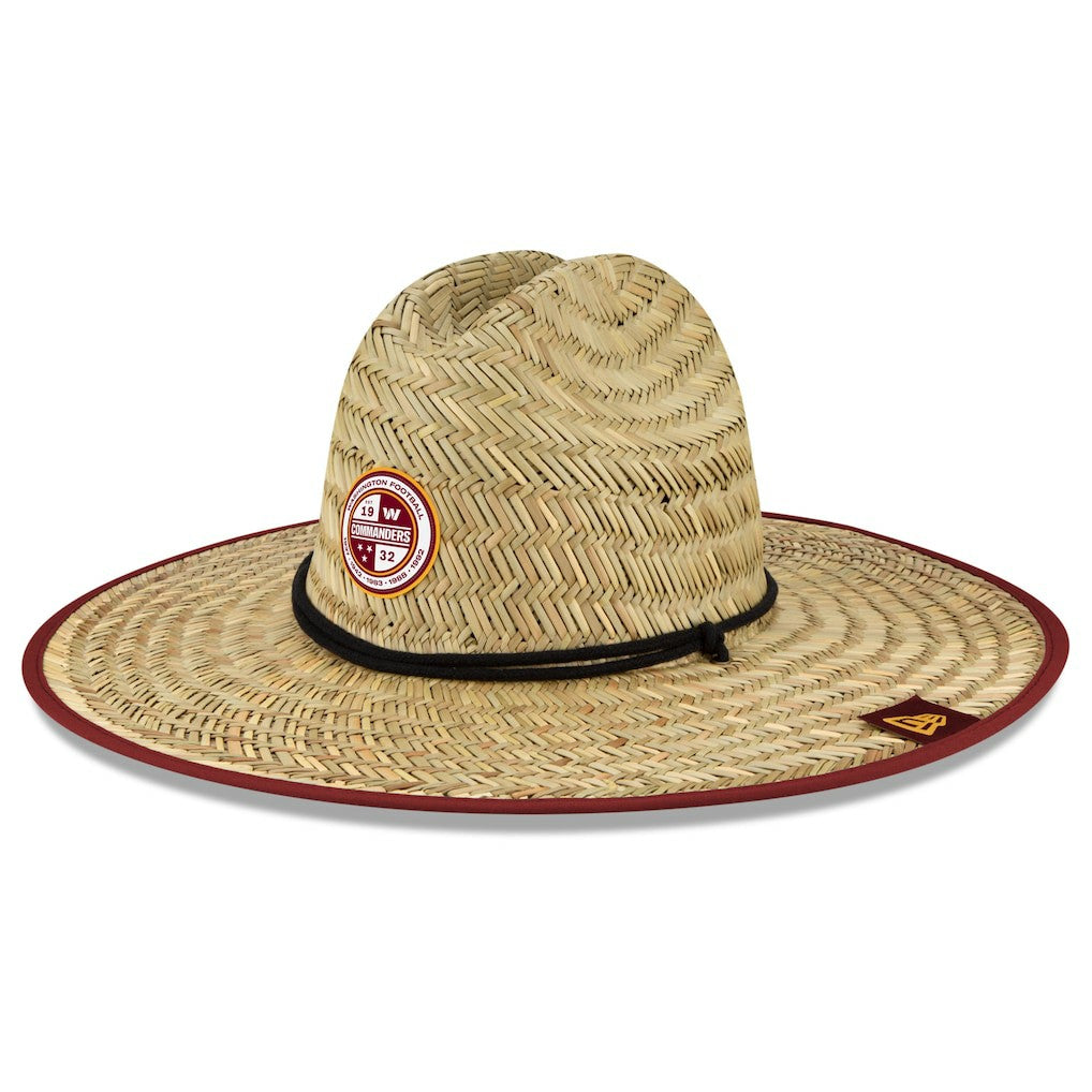 Washington Commanders New Era 2022 NFL Training Camp Straw Lifeguard Hat