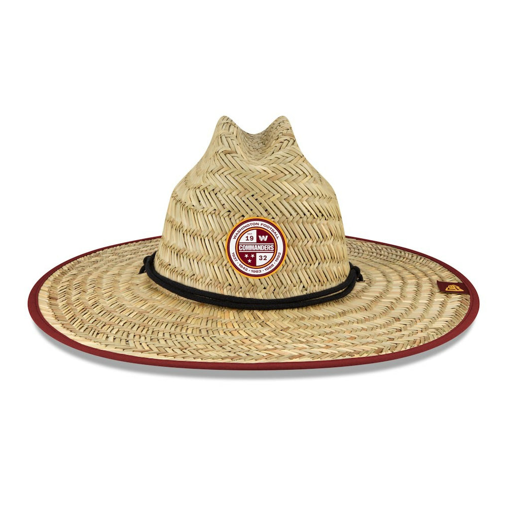 Washington Commanders New Era 2022 NFL Training Camp Straw Lifeguard Hat
