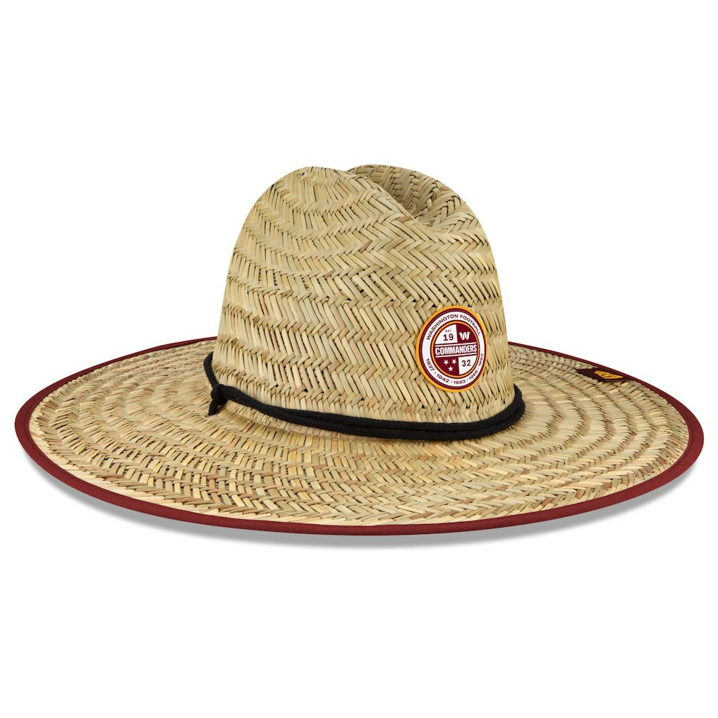 Washington Commanders New Era 2022 NFL Training Camp Straw Lifeguard Hat