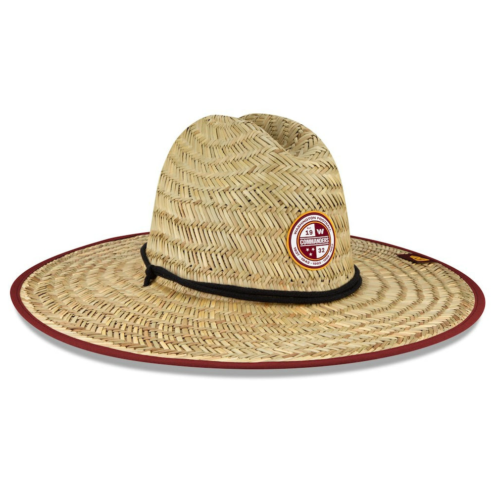 Washington Commanders New Era 2022 NFL Training Camp Straw Lifeguard Hat