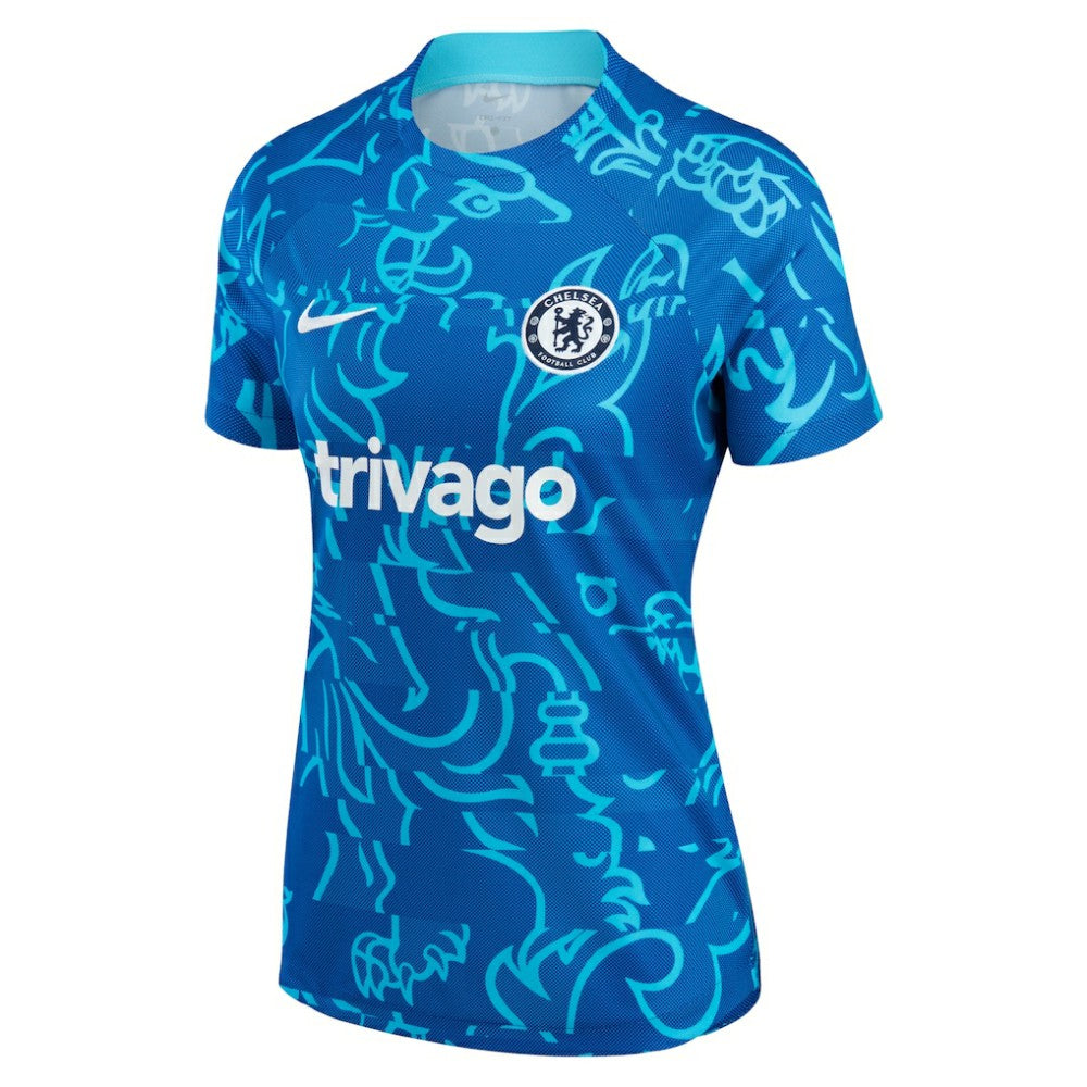 Chelsea Women's 2022/23 Pre-Match Home Performance Top Blue - Nike
