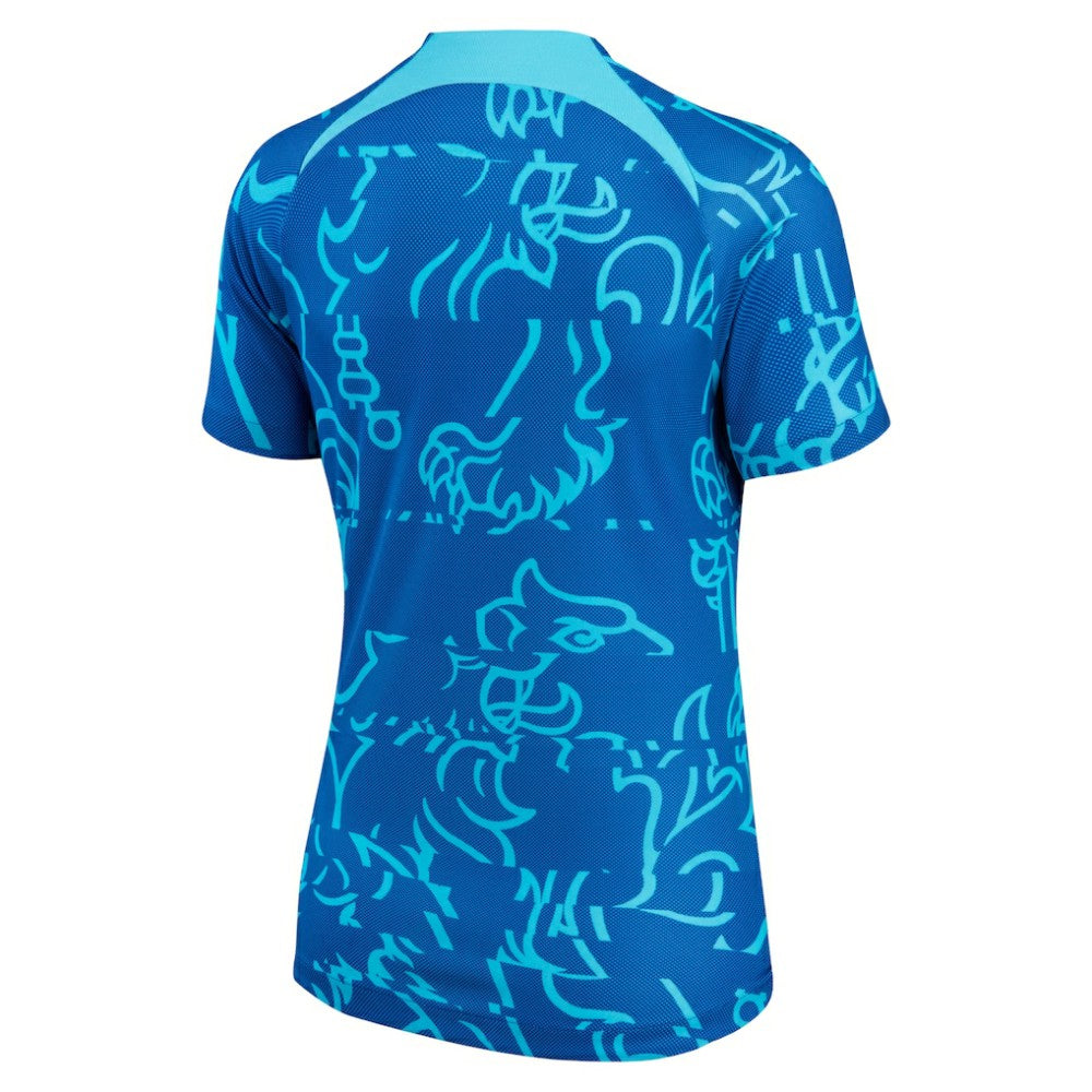 Chelsea Women's 2022/23 Pre-Match Home Performance Top Blue - Nike