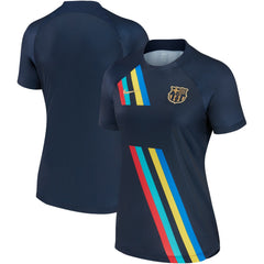 Barcelona Women's 2022/23 Pre-Match AWAY Performance Top Navy - Nike