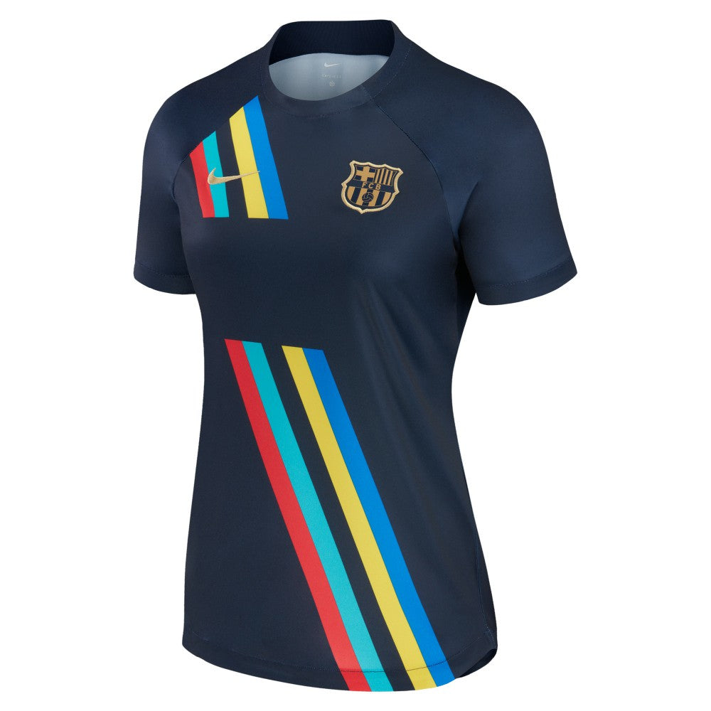 Barcelona Women's 2022/23 Pre-Match AWAY Performance Top Navy - Nike