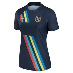 Barcelona Women's 2022/23 Pre-Match AWAY Performance Top Navy - Nike