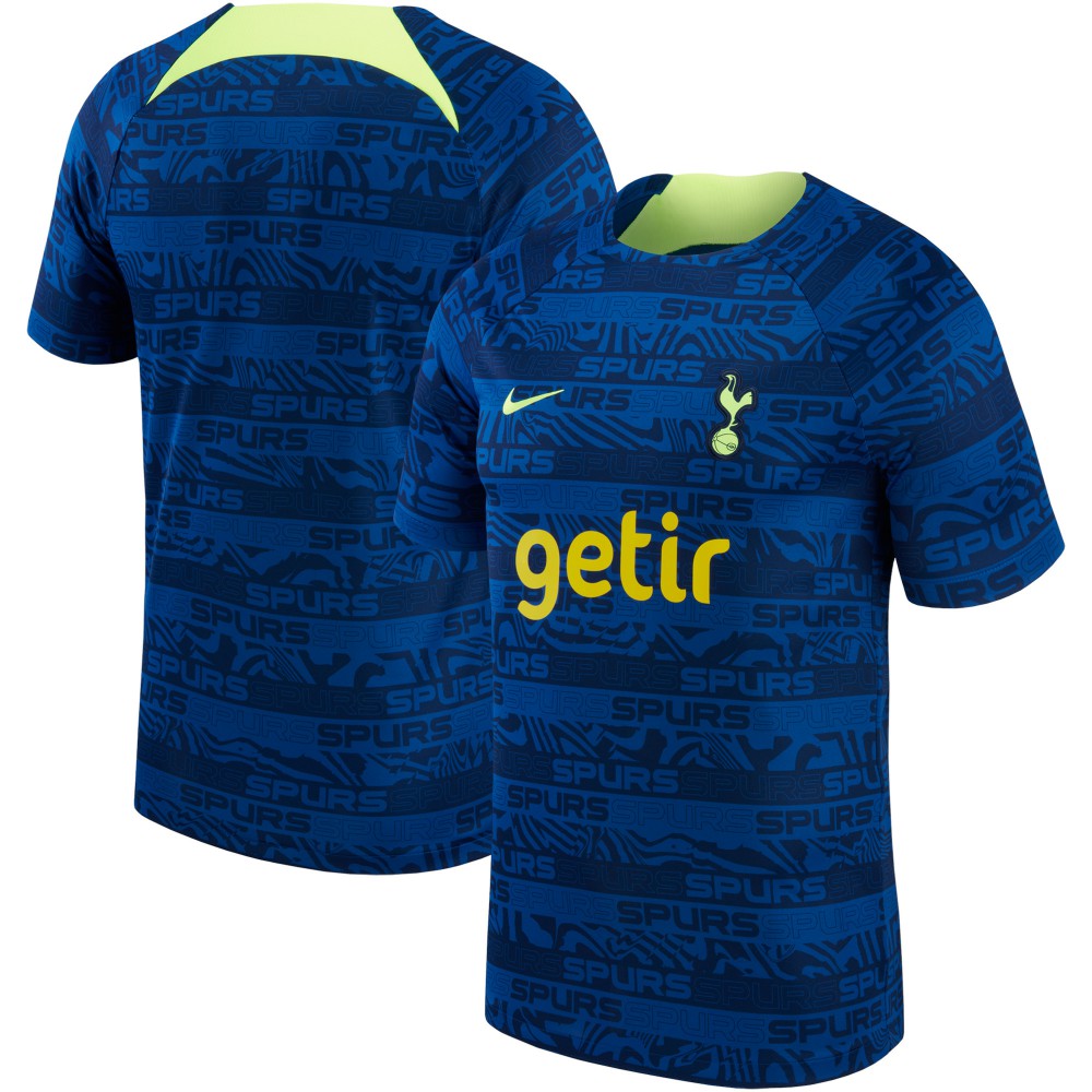 Tottenham Hotspur Youth 2022 Pre-Match Raglan Performance Top Blue - Nike