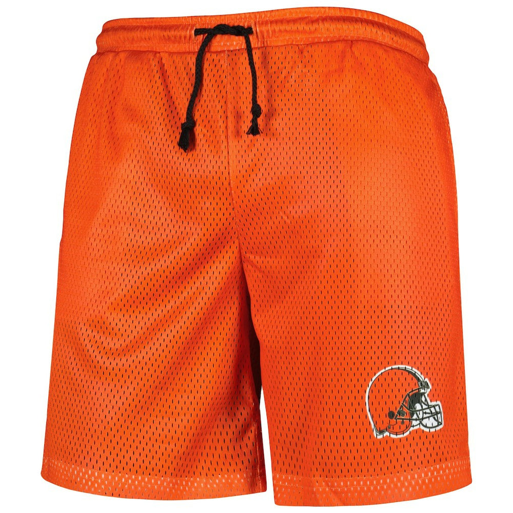 Cleveland Browns  FOCO Colorblock Mesh V-Neck & Shorts Set