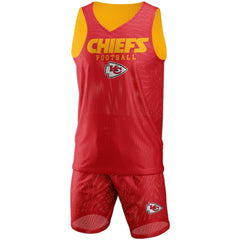 Kansas City Chiefs  FOCO Colorblock Mesh V-Neck & Shorts Set