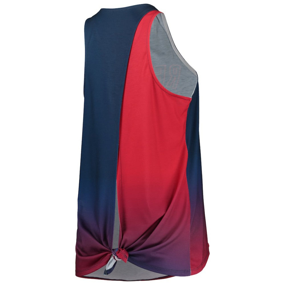 Boston Red Sox FOCO Women's Gradient Tie-Back Racerback Tank Top | MLB Discount