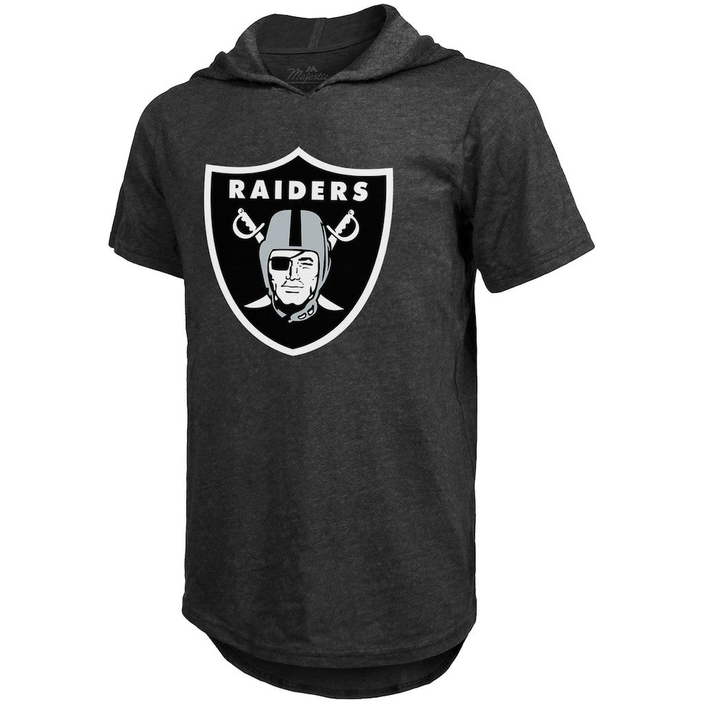 Las Vegas Raiders  Darren Waller  Majestic Threads Player Name & Number Tri-Blend Hoodie T-Shirt