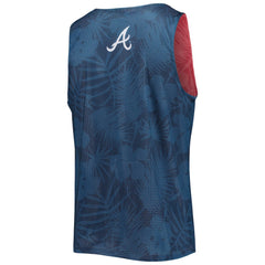 Atlanta Braves FOCO Floral Reversible Mesh Tank Top | MLB For sale