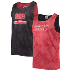 Cincinnati Reds FOCO Floral Reversible Mesh Tank Top | MLB US