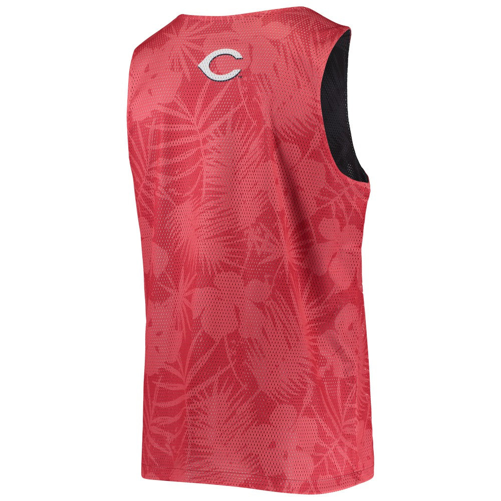 Cincinnati Reds FOCO Floral Reversible Mesh Tank Top | MLB US